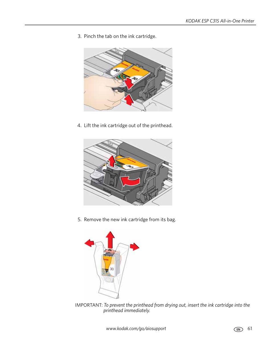 Kodak ESP C315 User Manual | Page 67 / 95