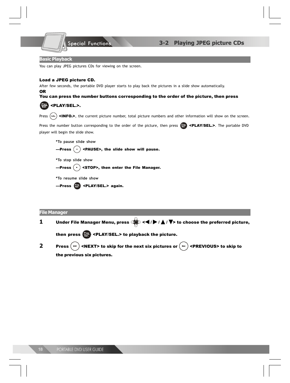 2 playing jpeg picture cds | Kodak 82-184-00170 User Manual | Page 18 / 80