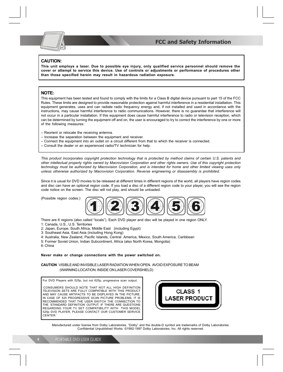 Fcc and safety information | Kodak 82-184-00170 User Manual | Page 4 / 80