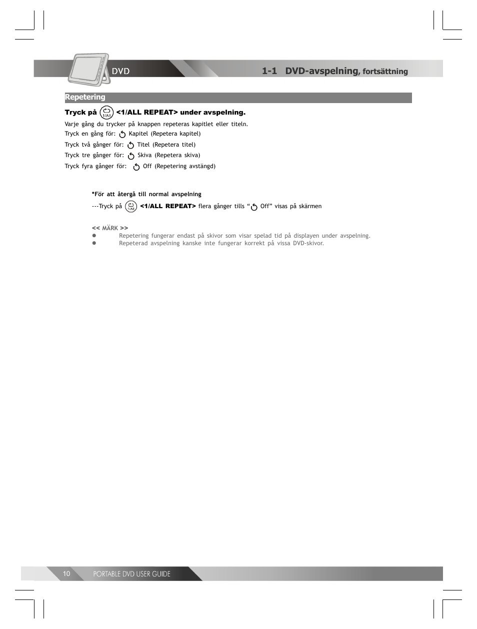1 dvd-avspelning | Kodak 82-184-00170 User Manual | Page 50 / 80
