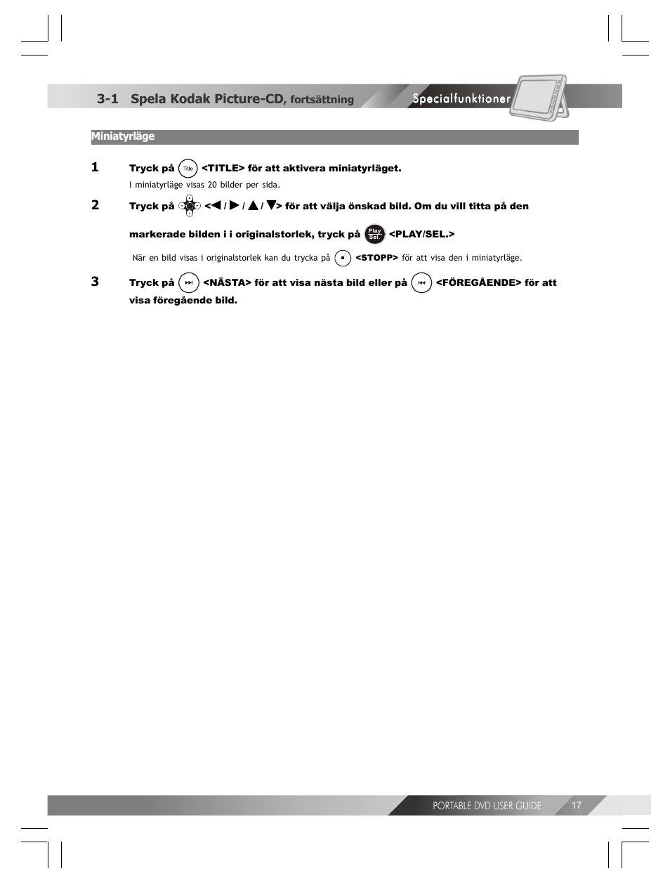 1 spela kodak picture-cd | Kodak 82-184-00170 User Manual | Page 57 / 80