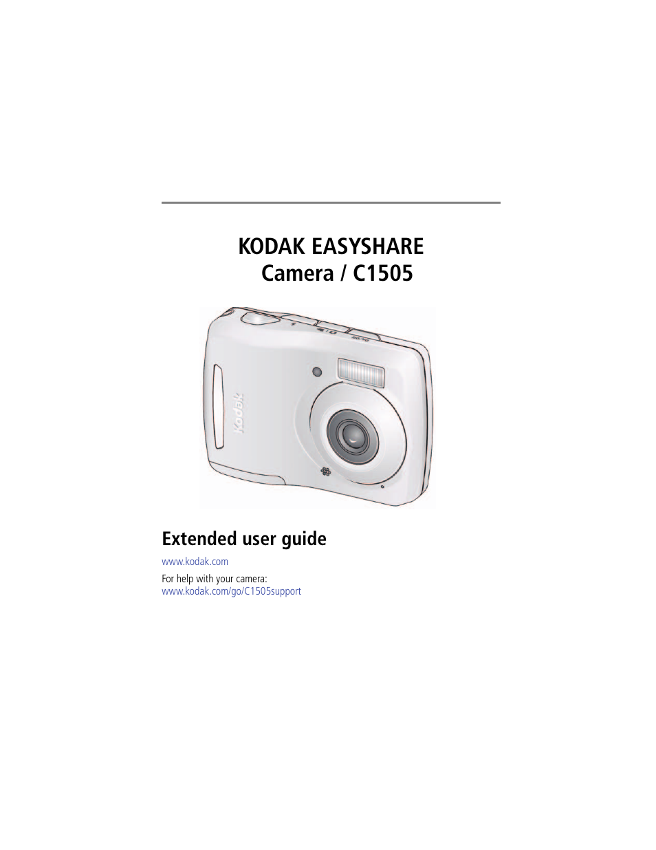 Kodak EASYSHARE C1505 User Manual | 60 pages