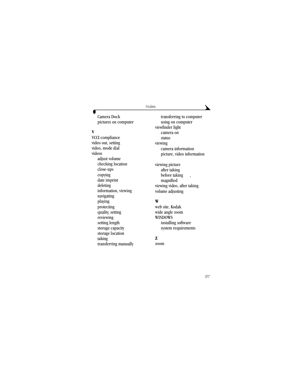 Kodak DX3600 User Manual | Page 105 / 106