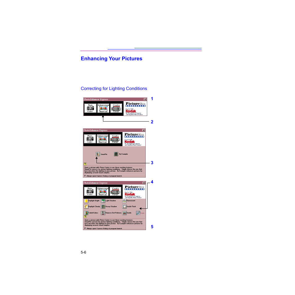 Enhancing your pictures -6 | Kodak DC25 User Manual | Page 40 / 47