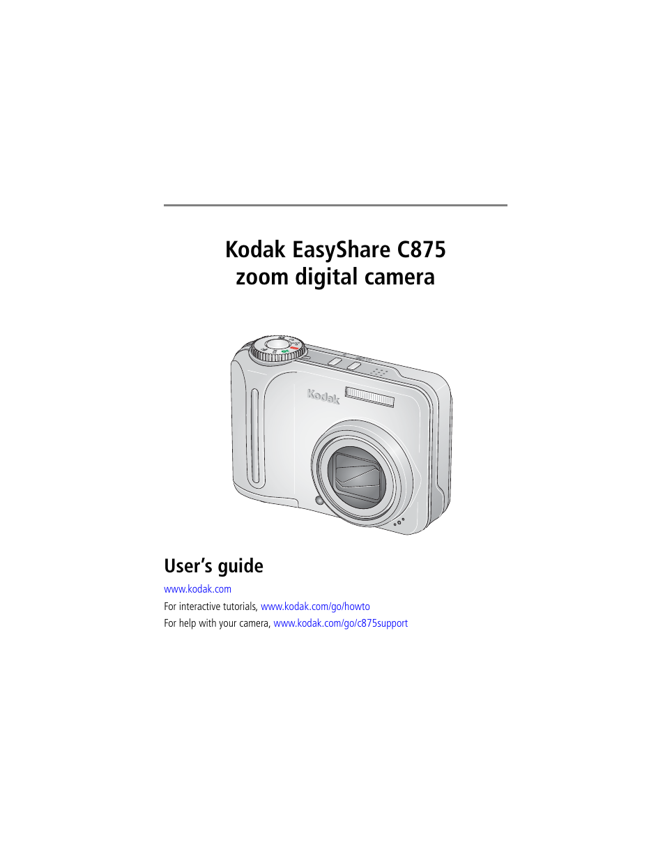 Kodak C875 User Manual | 84 pages