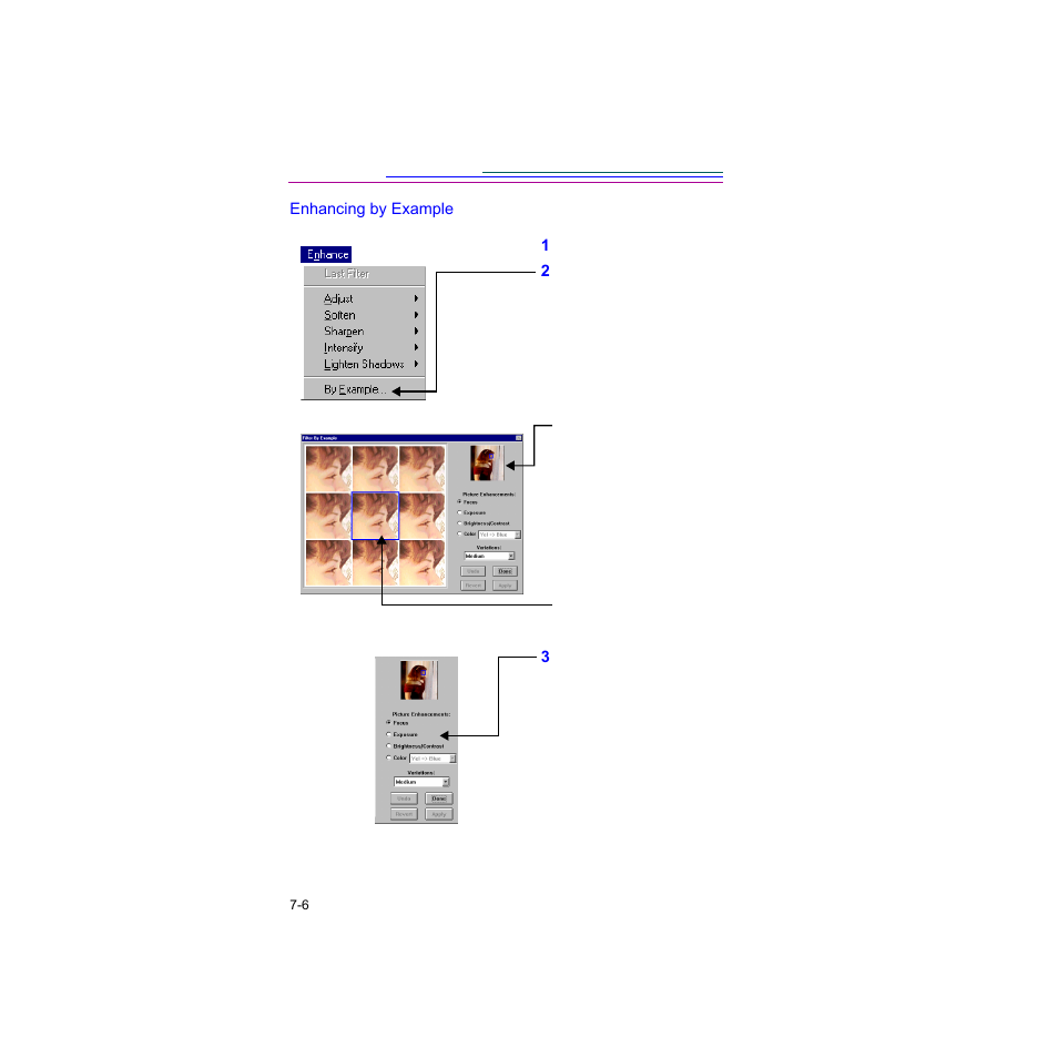 Enhancing by example, Enhancing by example -6 | Kodak Digital Science DC120 User Manual | Page 82 / 117