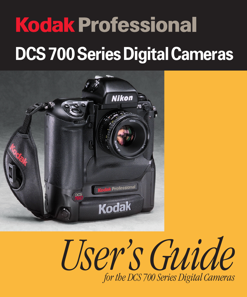 Kodak DCS 700 User Manual | 270 pages