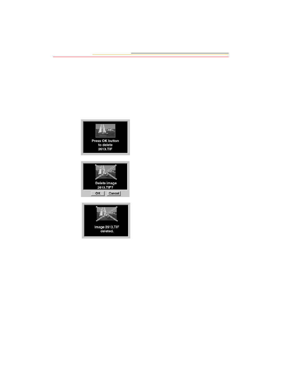 Delete display mode, Delete display mode -6 | Kodak DCS 700 User Manual | Page 165 / 270