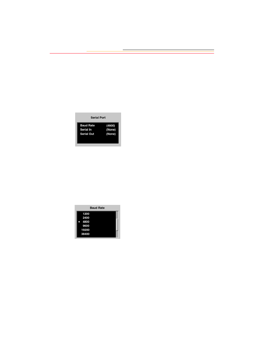 Accessing serial port options, Setting the baud rate, Accessing serial port options -2 | Setting the baud rate -2 | Kodak DCS 700 User Manual | Page 217 / 270