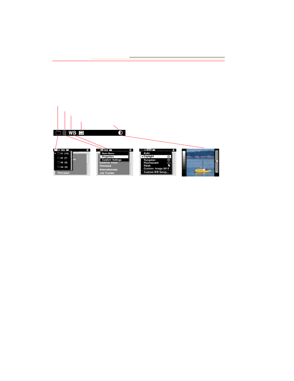 Menu bar, Displaying and navigating the menu bar | Kodak DCS 700 User Manual | Page 39 / 270
