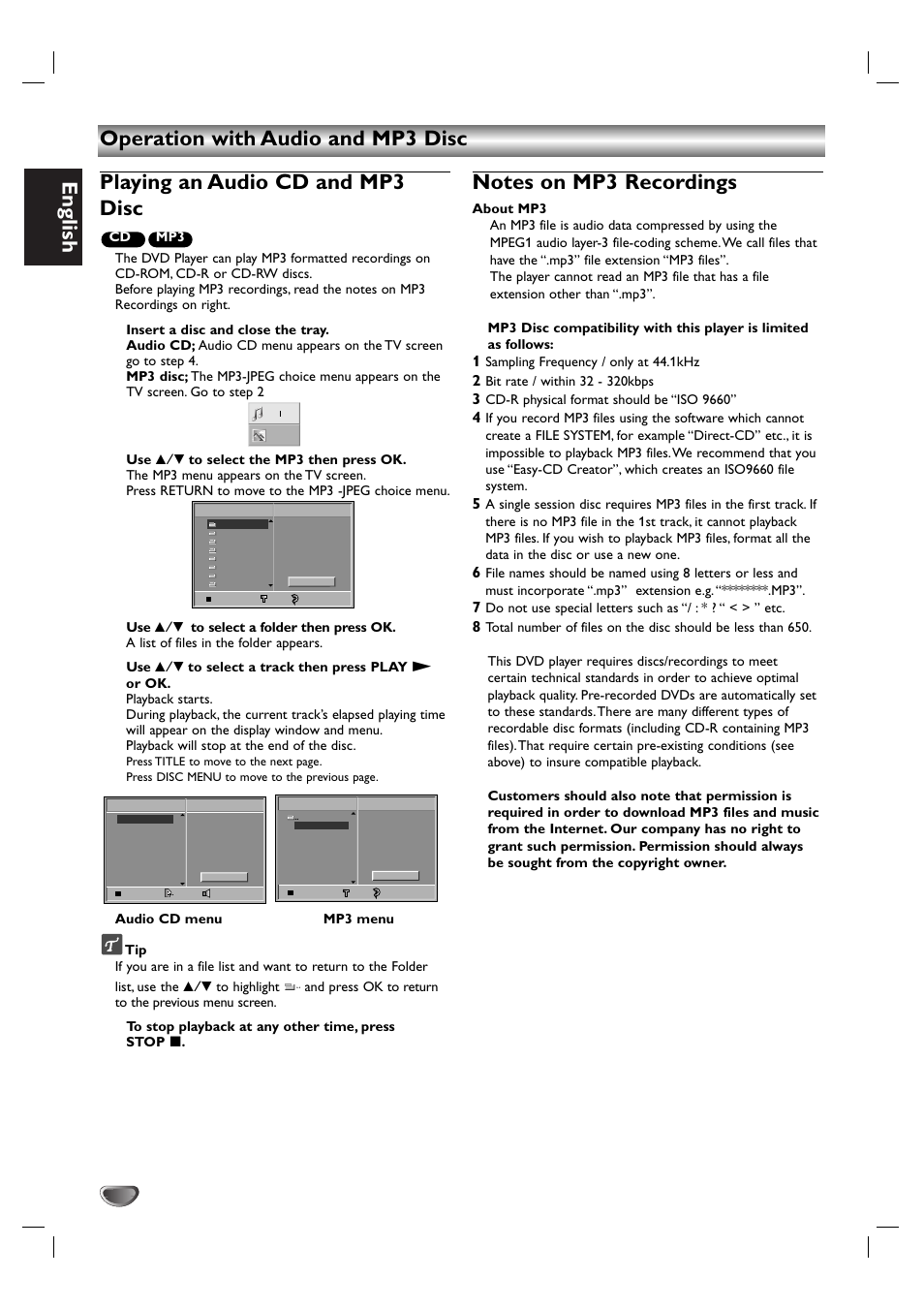 English | Kodak DVD755VR/05 User Manual | Page 28 / 39