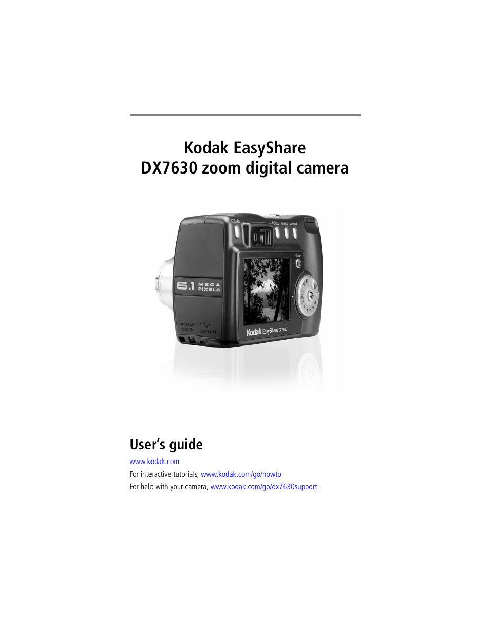 Kodak DX7630 User Manual | 67 pages