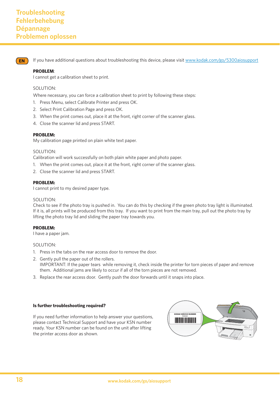 Kodak EasyShare 5300 User Manual | Page 18 / 28