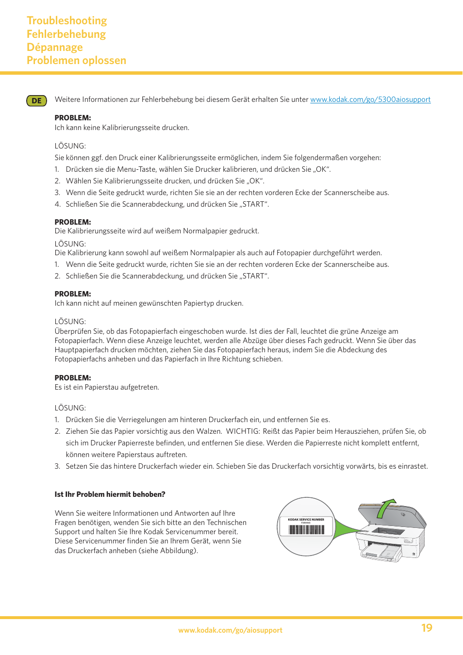 Kodak EasyShare 5300 User Manual | Page 19 / 28