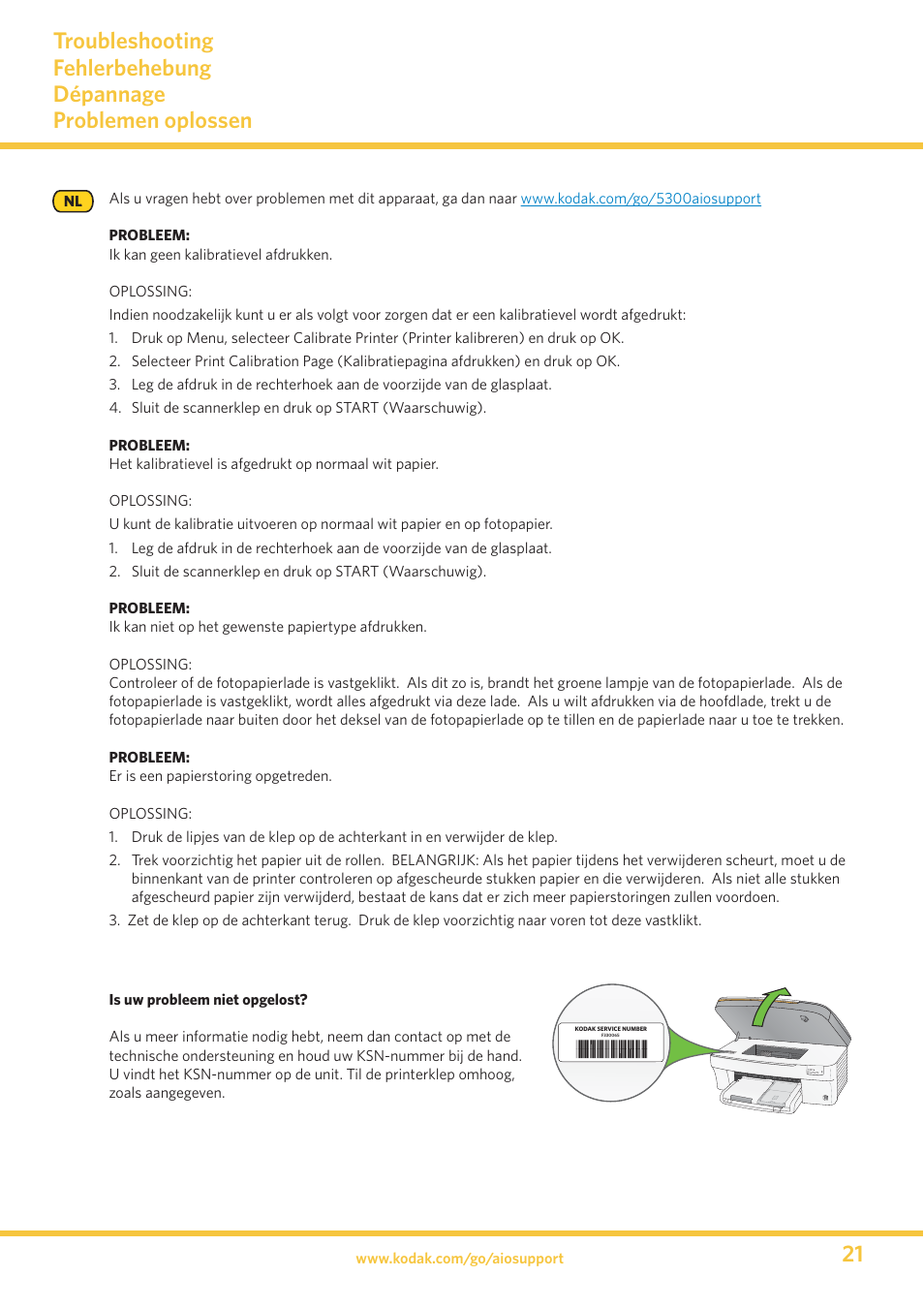 Kodak EasyShare 5300 User Manual | Page 21 / 28