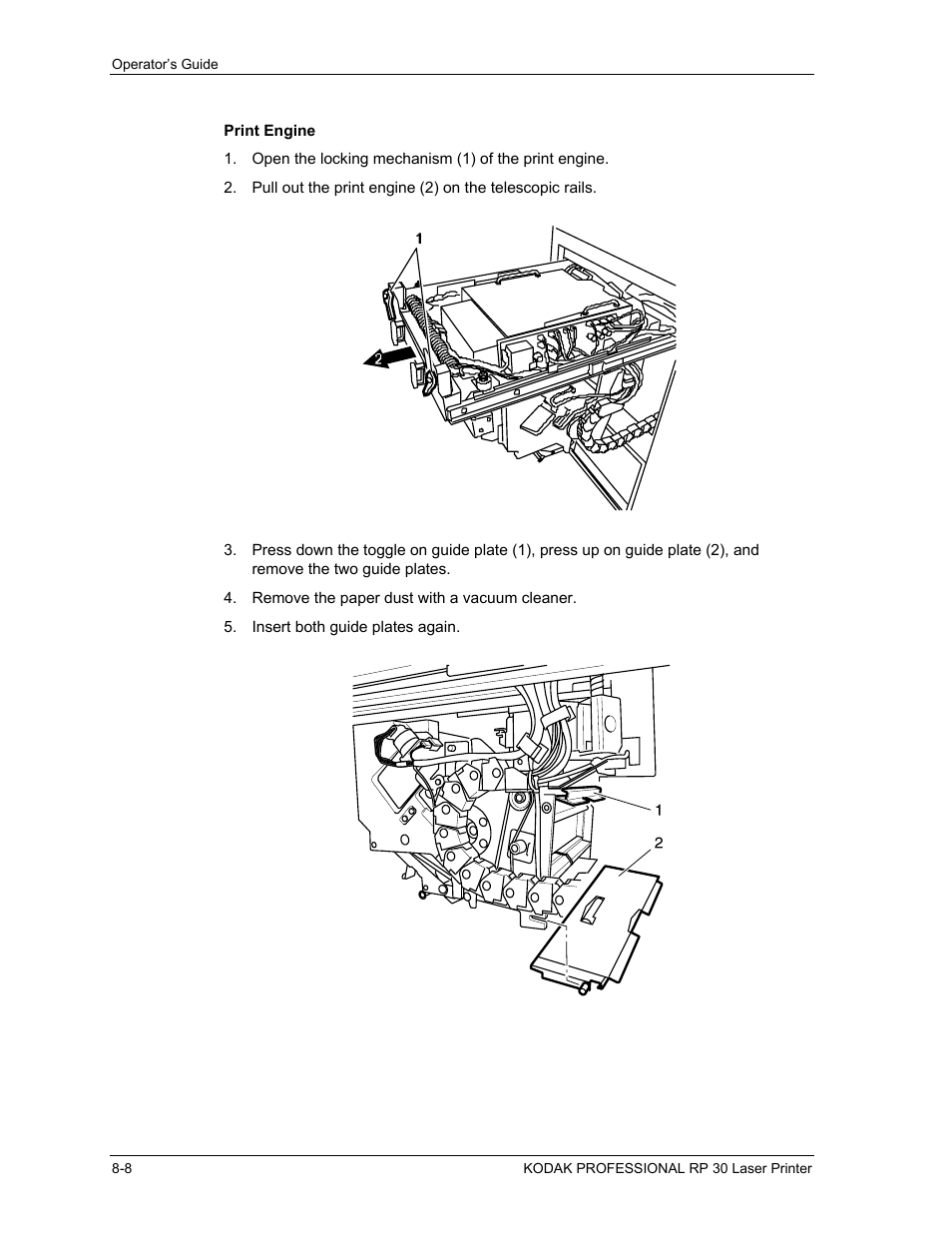 Print engine, Print engine -8 | Kodak RP 30 User Manual | Page 200 / 235