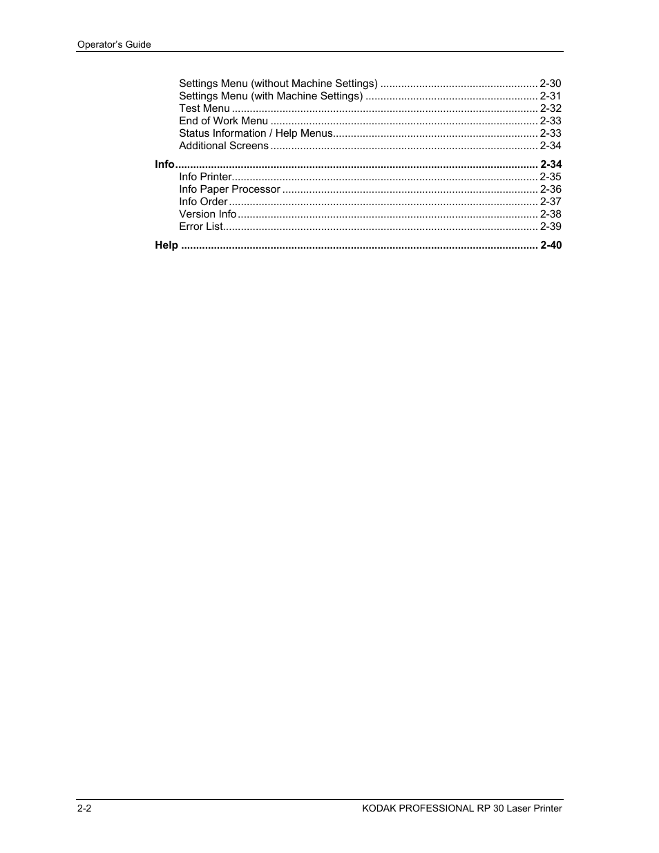 Kodak RP 30 User Manual | Page 21 / 235