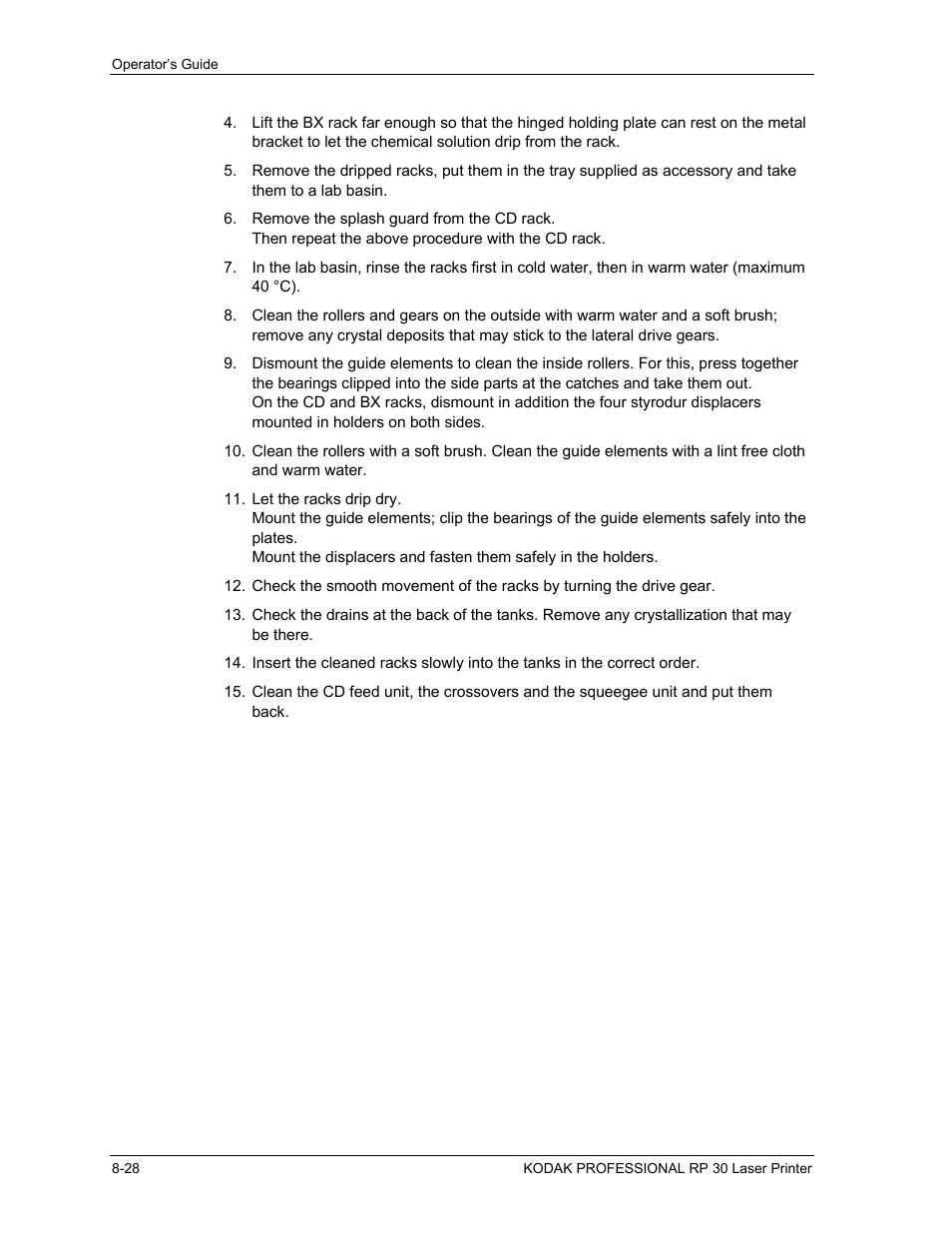 Kodak RP 30 User Manual | Page 220 / 235