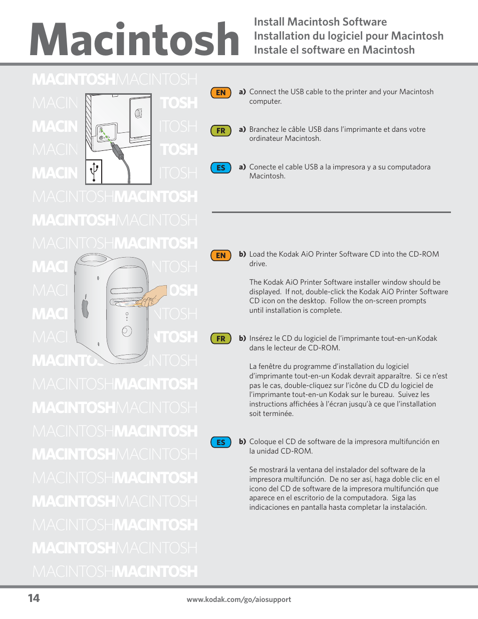 Macintosh | Kodak 5100 User Manual | Page 14 / 28