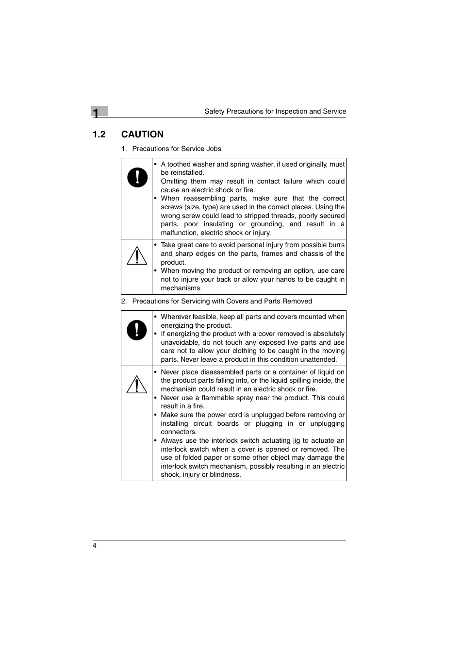 2 caution | Kodak 2400DSV User Manual | Page 11 / 131