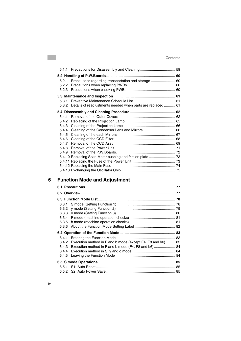 6function mode and adjustment | Kodak 2400DSV User Manual | Page 5 / 131