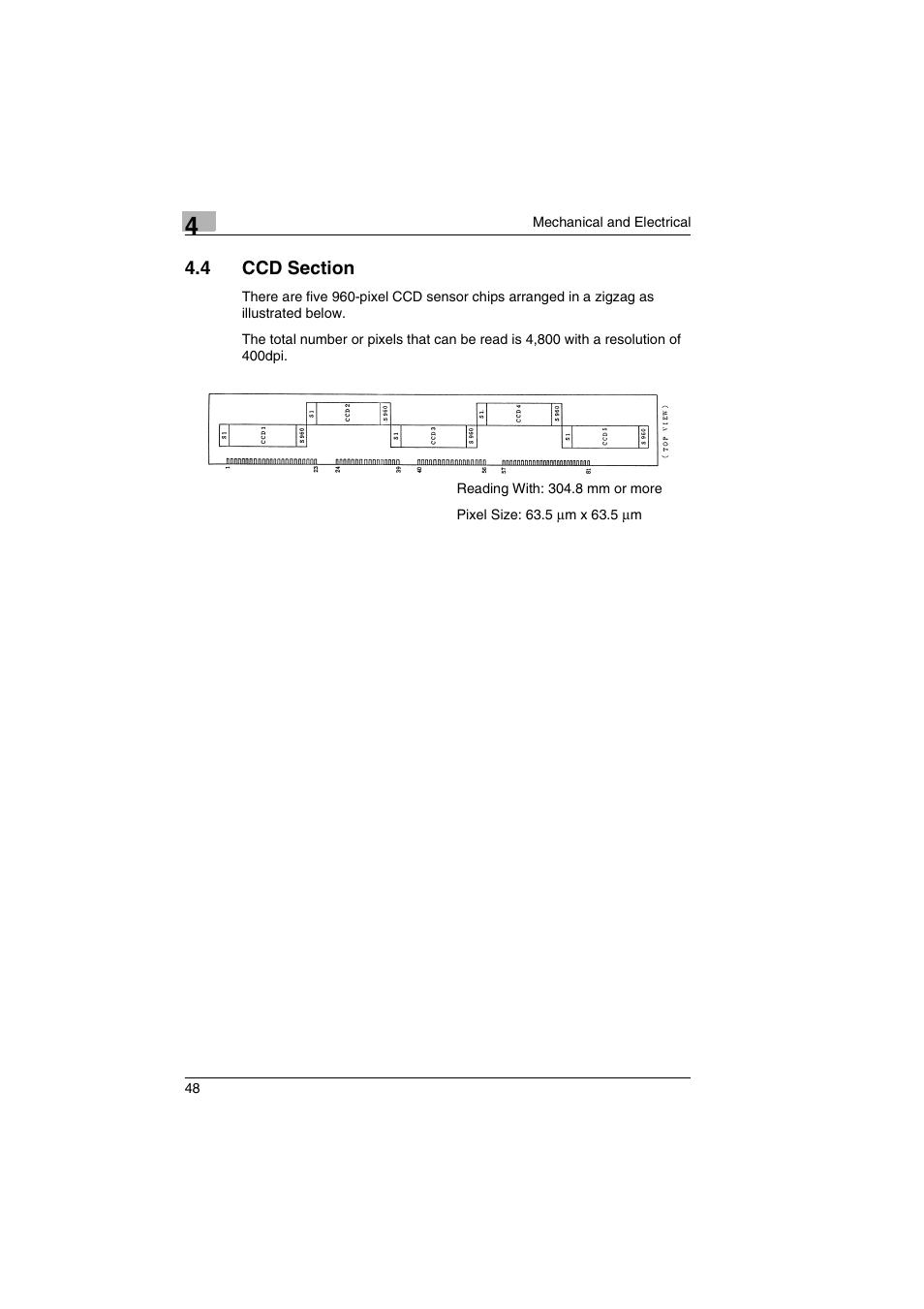 4 ccd section | Kodak 2400DSV User Manual | Page 55 / 131