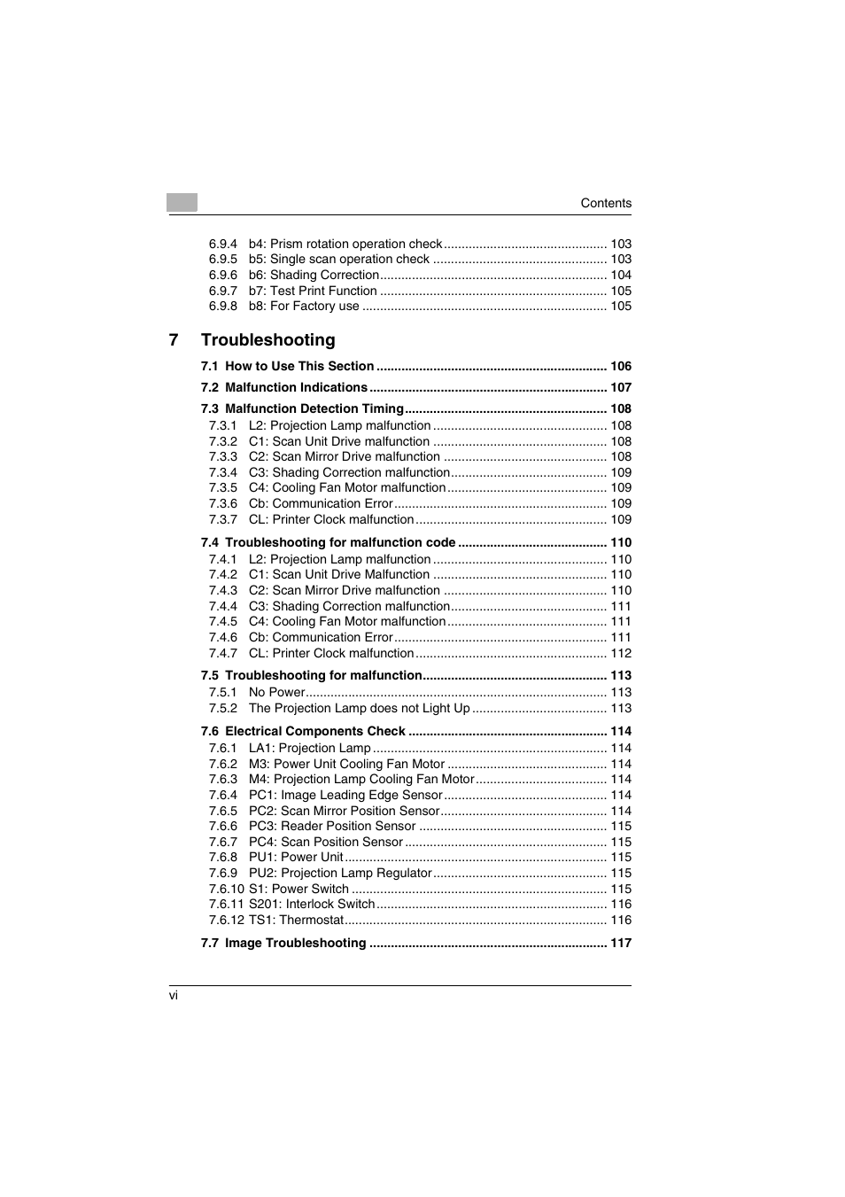 7troubleshooting | Kodak 2400DSV User Manual | Page 7 / 131