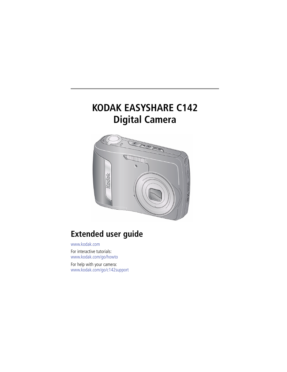 Kodak EASYSHARE C142 User Manual | 64 pages