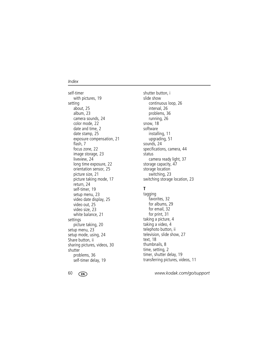 Kodak C503  EN User Manual | Page 66 / 67