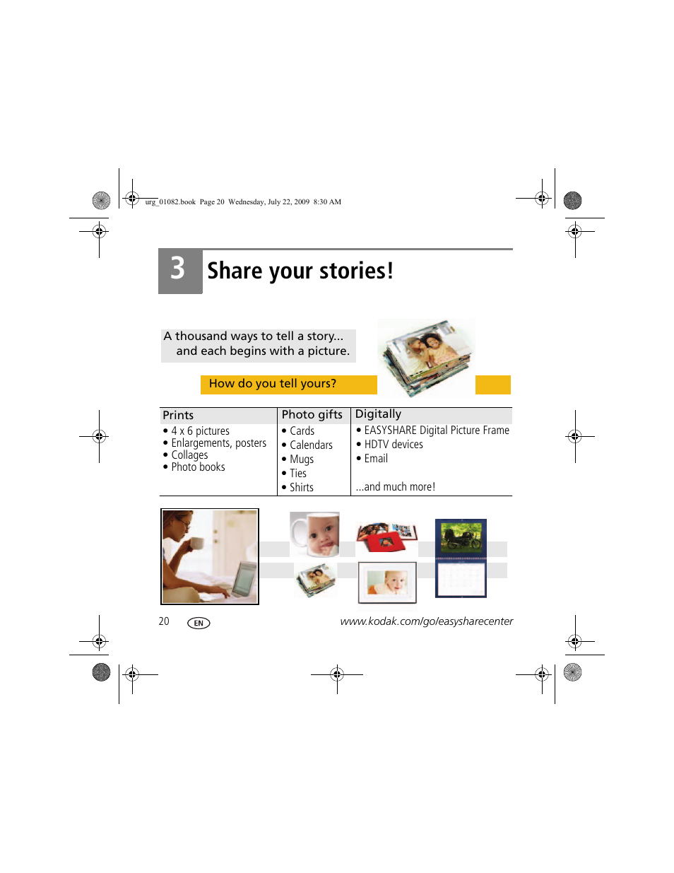 Share your stories | Kodak ZD15 User Manual | Page 20 / 27
