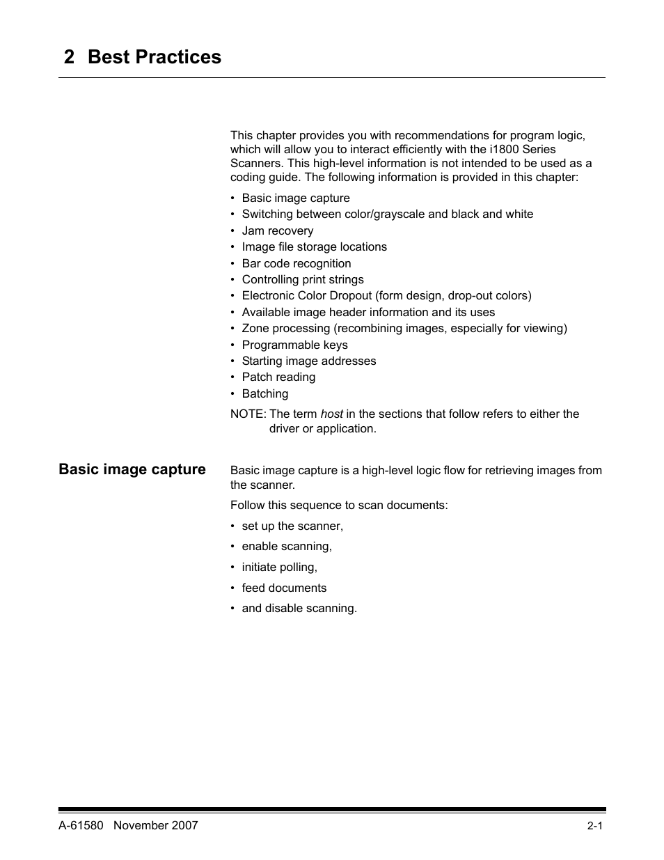2 best practices, Basic image capture | Kodak A-61580 User Manual | Page 5 / 104