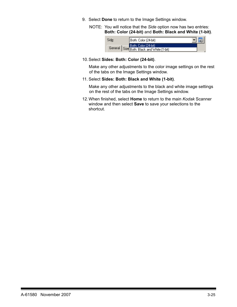 Device - general tab | Kodak A-61580 User Manual | Page 53 / 104
