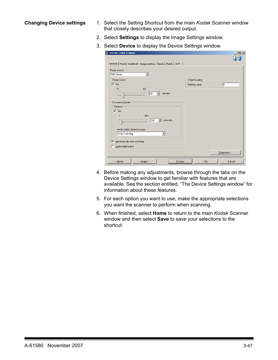 Diagnostics - logs tab | Kodak A-61580 User Manual | Page 75 / 104