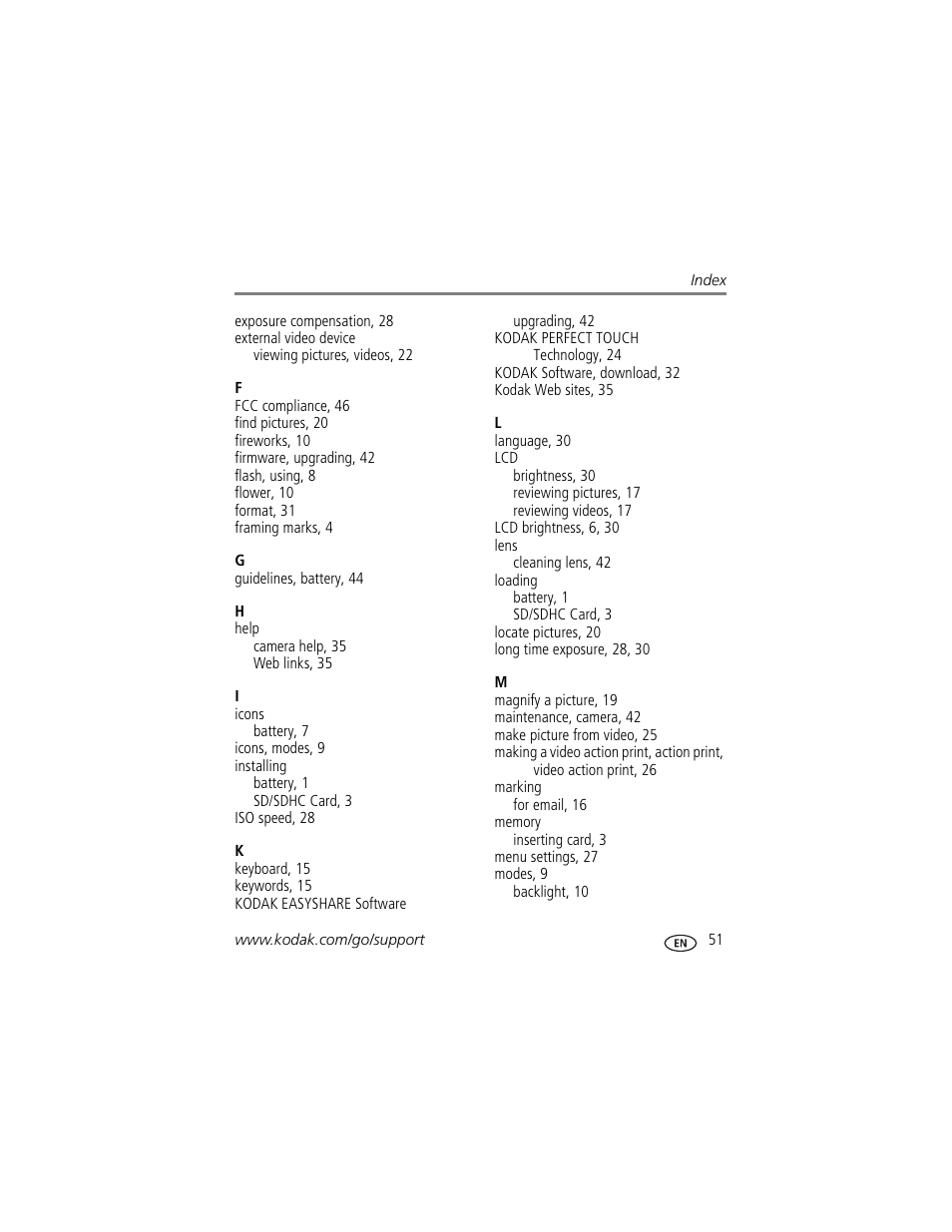 Kodak EASYSHARE CD24 User Manual | Page 57 / 60