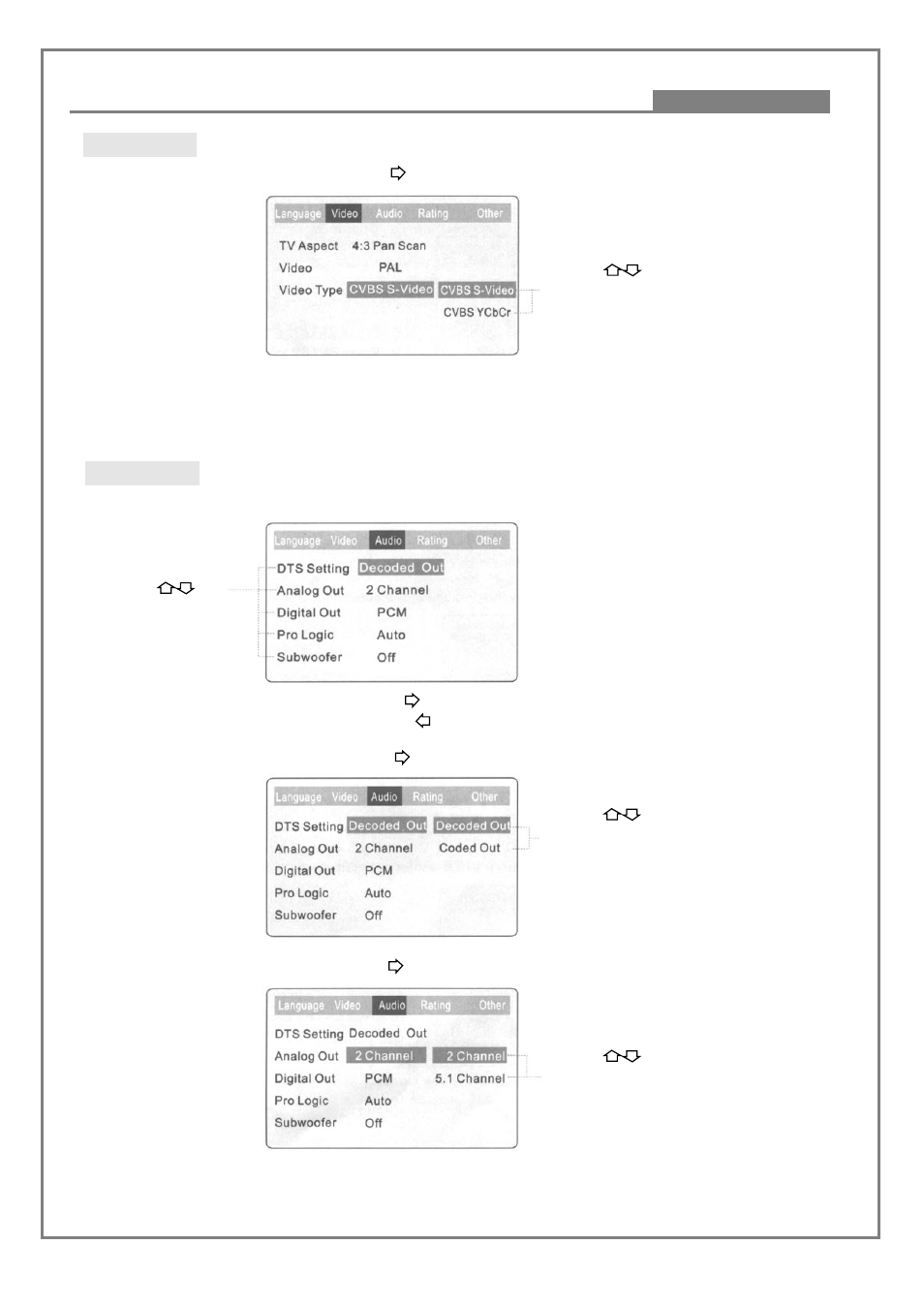 Modes and features setup | Kodak DVD7000 User Manual | Page 18 / 41