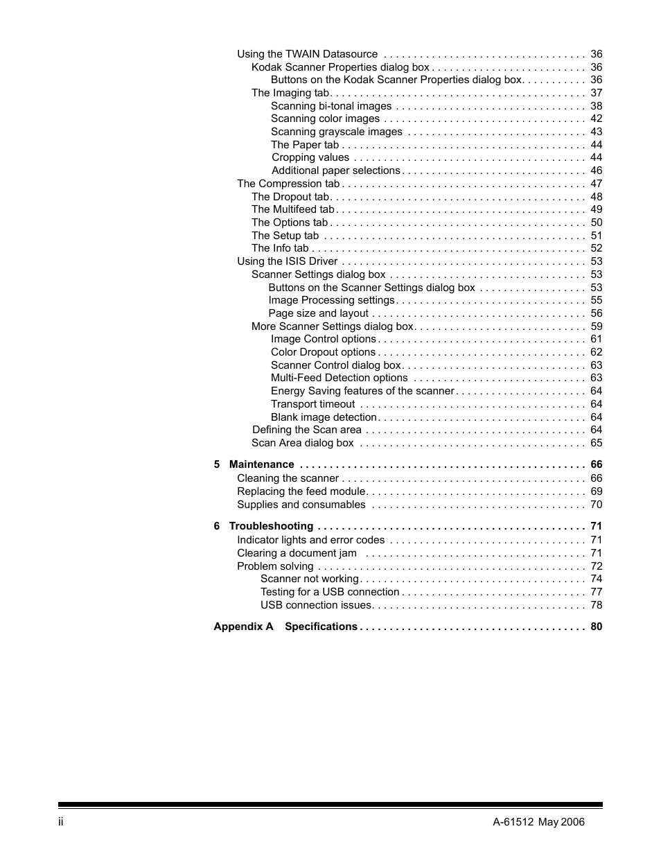 Kodak i30 / i40 User Manual | Page 3 / 84