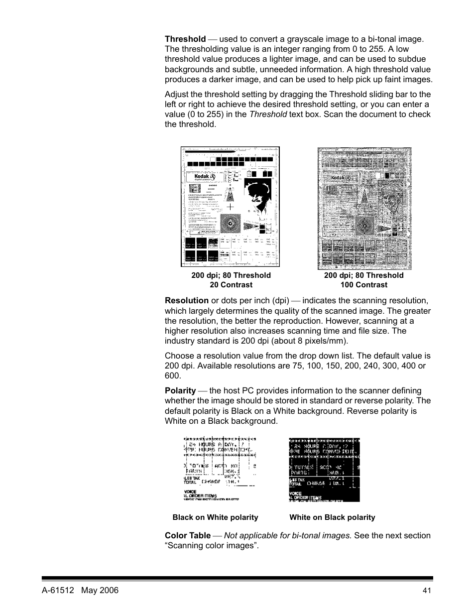 Kodak i30 / i40 User Manual | Page 44 / 84