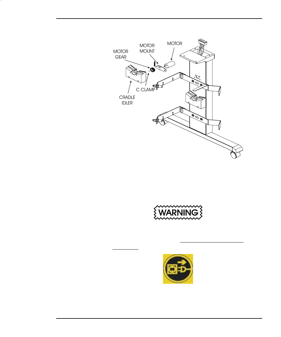 Remove the thermal dryer assembly, Warning | Kodak 800 SERIES User Manual | Page 265 / 288