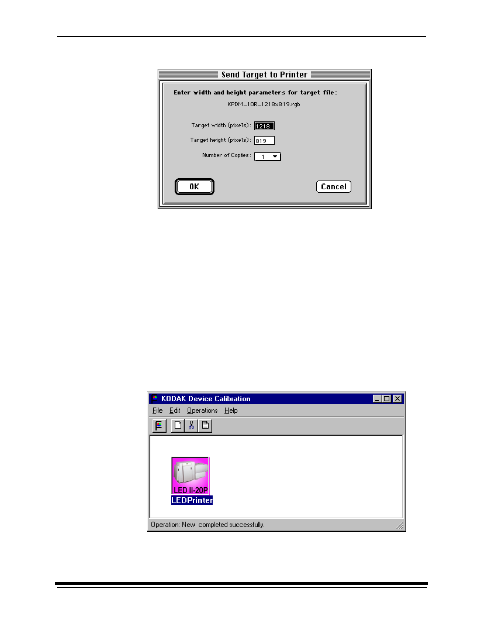 Editing the calibration configuration | Kodak PROFESSIONAL LED II 20P User Manual | Page 153 / 198