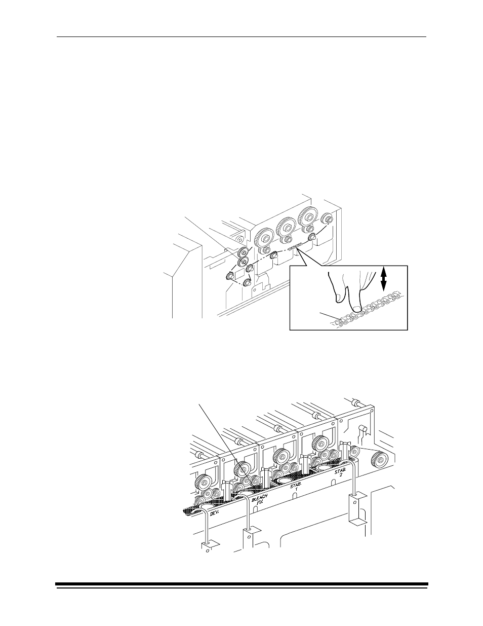 Weekly maintenance, Checking the tension of the main drive chain, Checking the circulation | Weekly maintenance -7 | Kodak PROFESSIONAL LED II 20P User Manual | Page 81 / 198