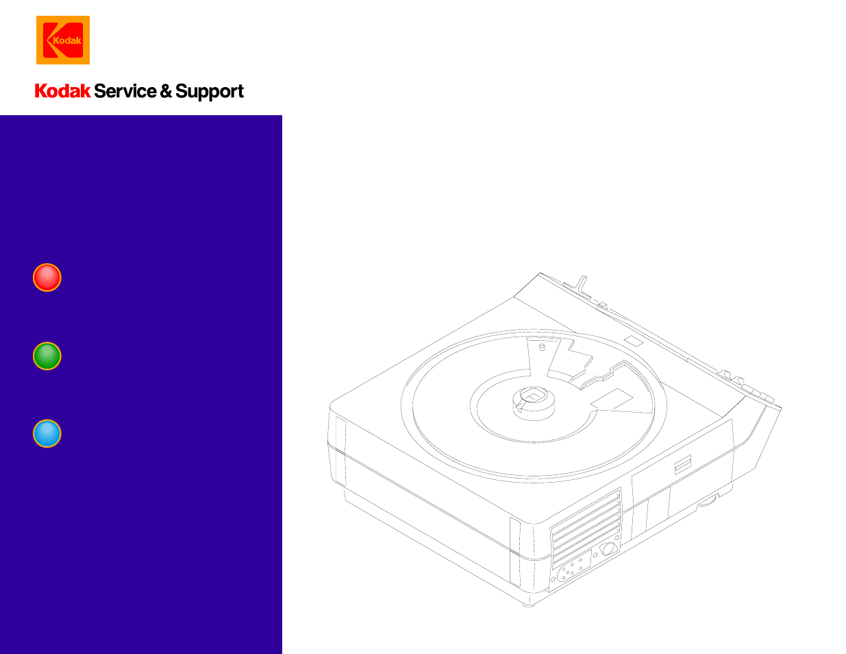 Kodak Ektagraphic III PAINTED and NON-PAINTED PROJECTORS J-E PLUS User Manual | 54 pages