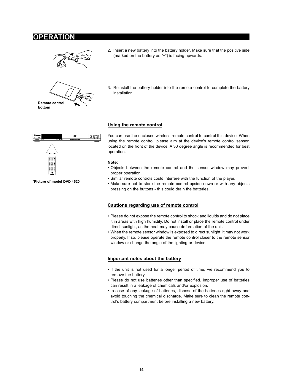 Operation | Kodak 4620 User Manual | Page 13 / 63
