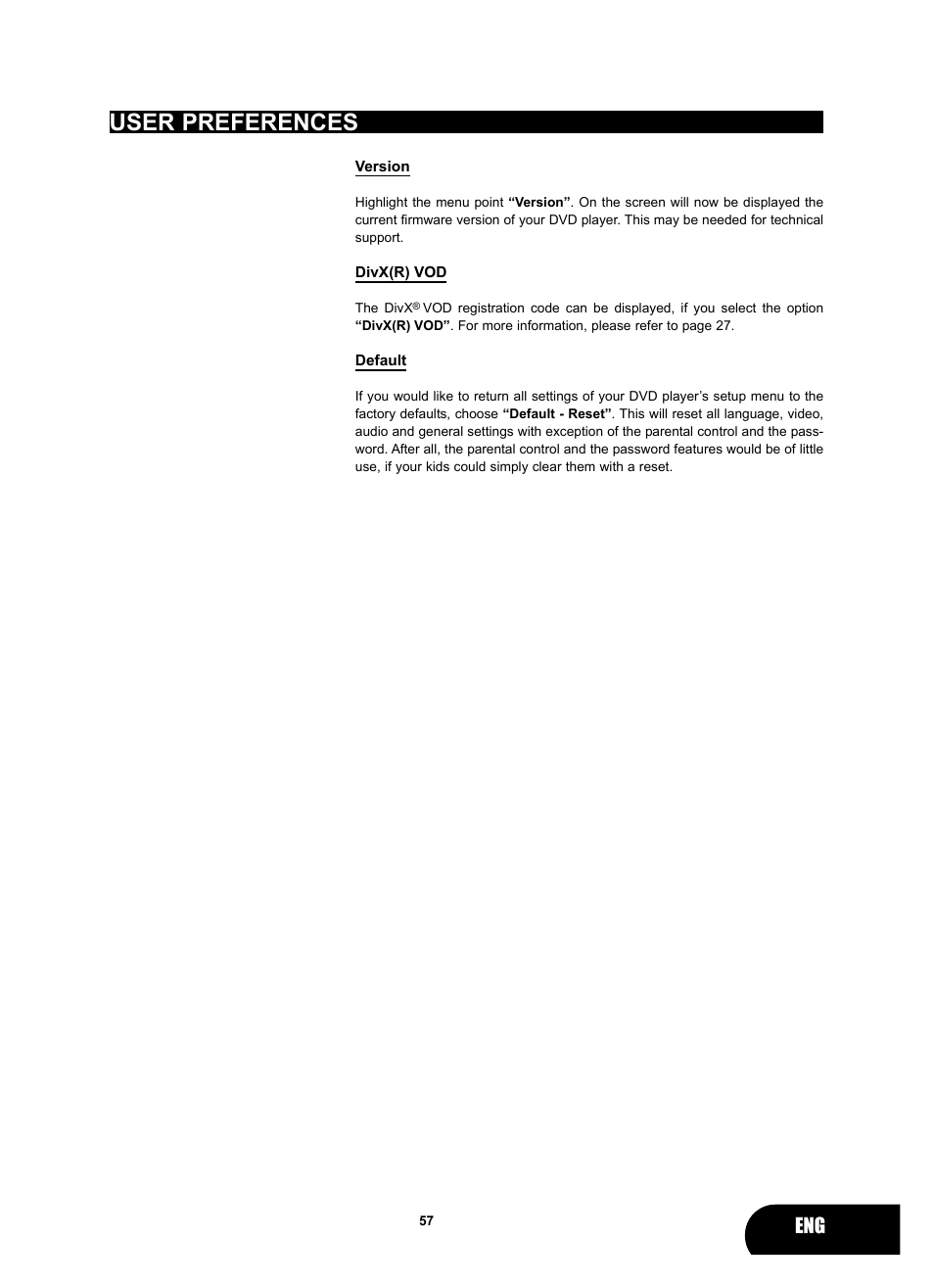 User preferences | Kodak 4620 User Manual | Page 56 / 63