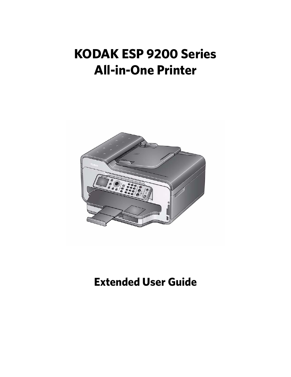 Kodak ESP 9200 User Manual | 106 pages