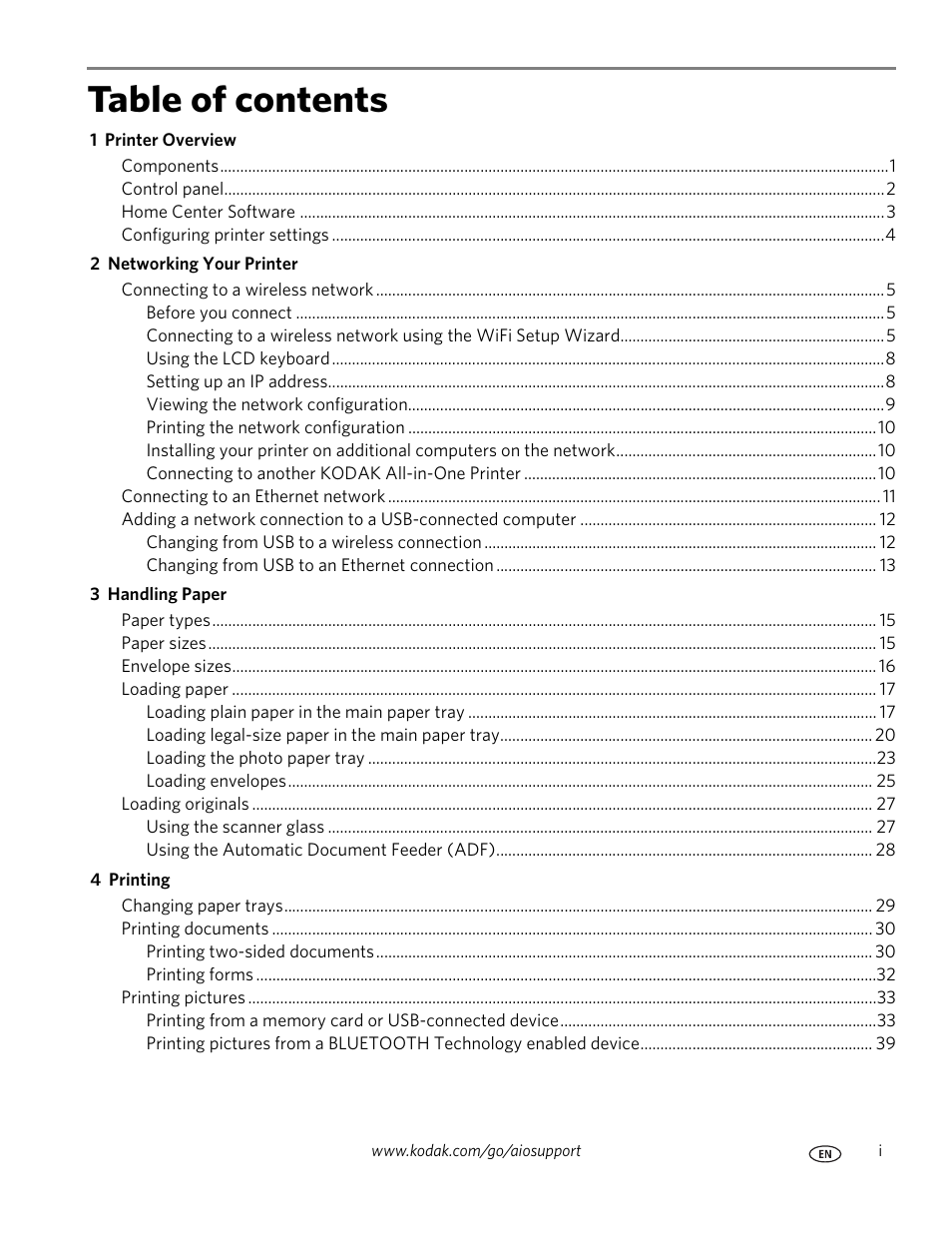 Kodak ESP 9200 User Manual | Page 3 / 106