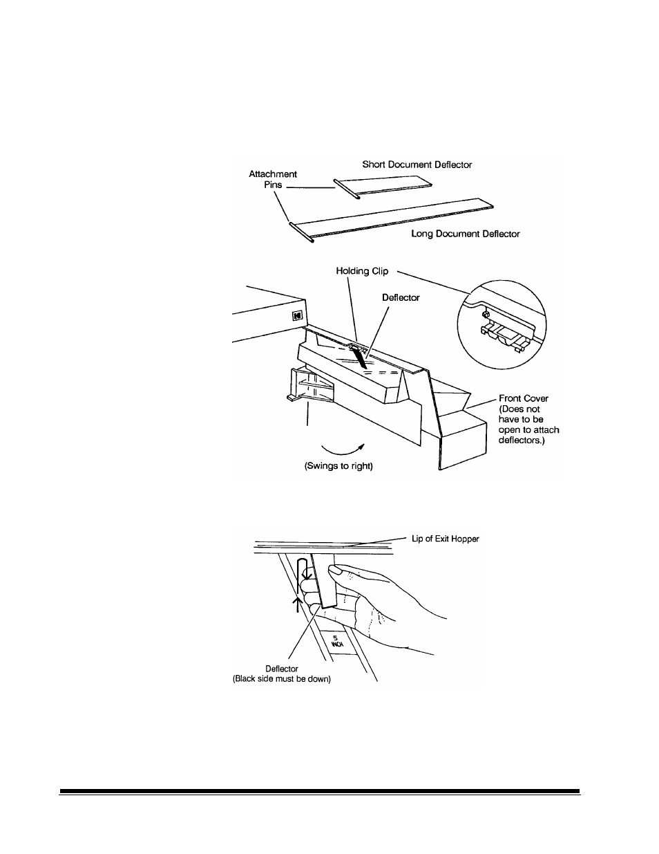 Changing the deflector | Kodak A-41069 User Manual | Page 40 / 114