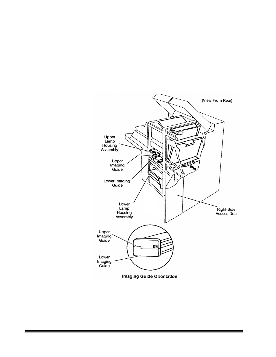 Daily maintenance procedures, Cleaning the imaging guides | Kodak A-41069 User Manual | Page 93 / 114