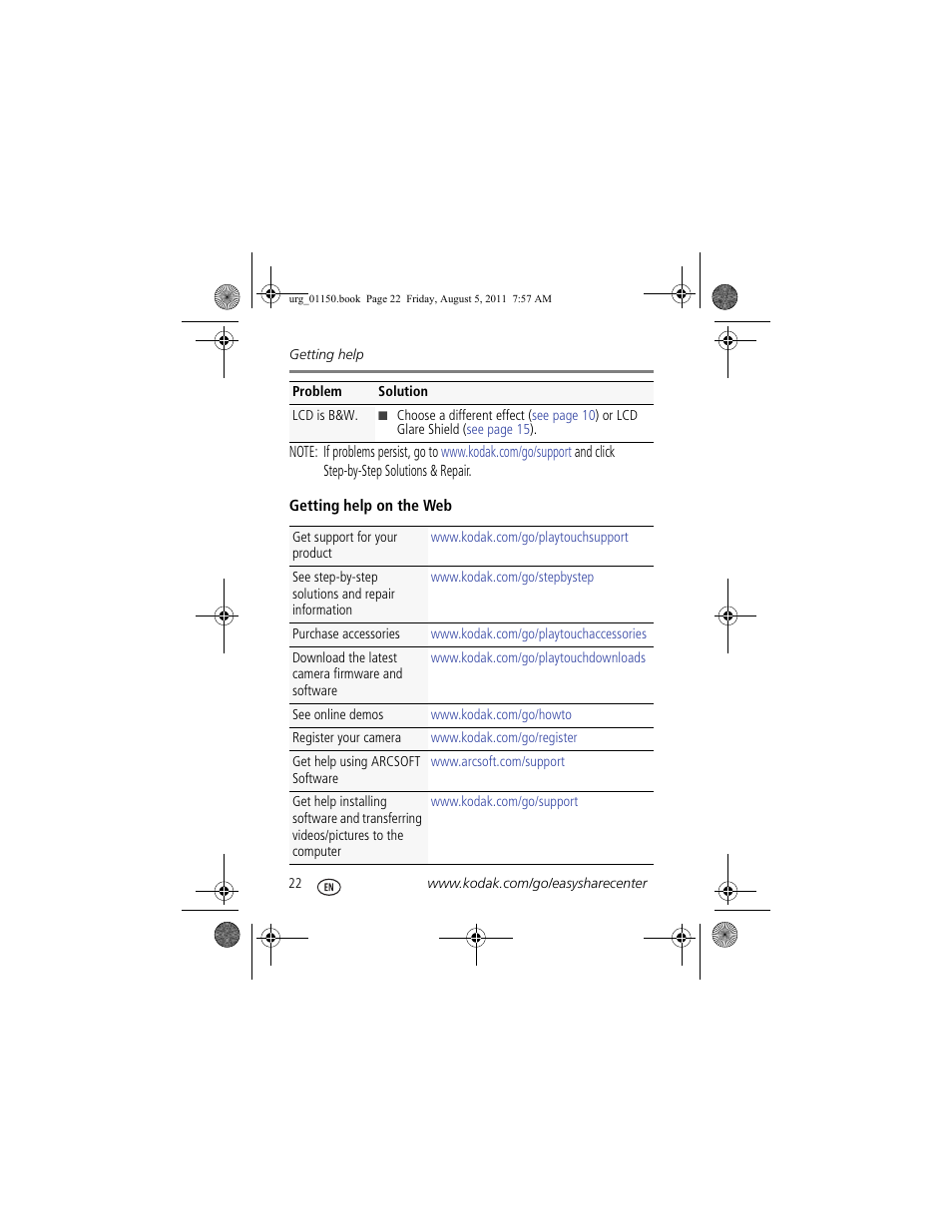 Kodak c913 User Manual | Page 22 / 27