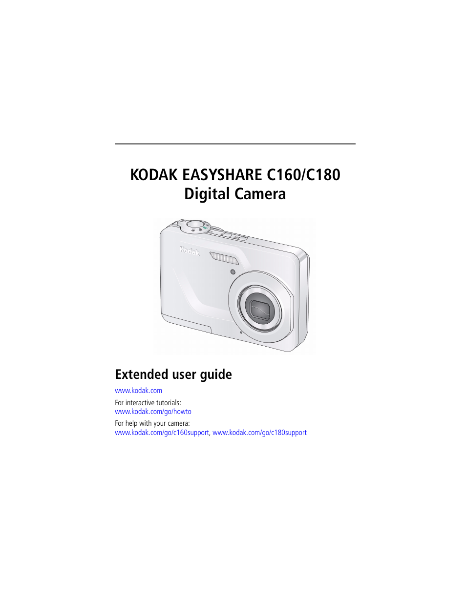 Kodak EASYSHARE C180 User Manual | 64 pages
