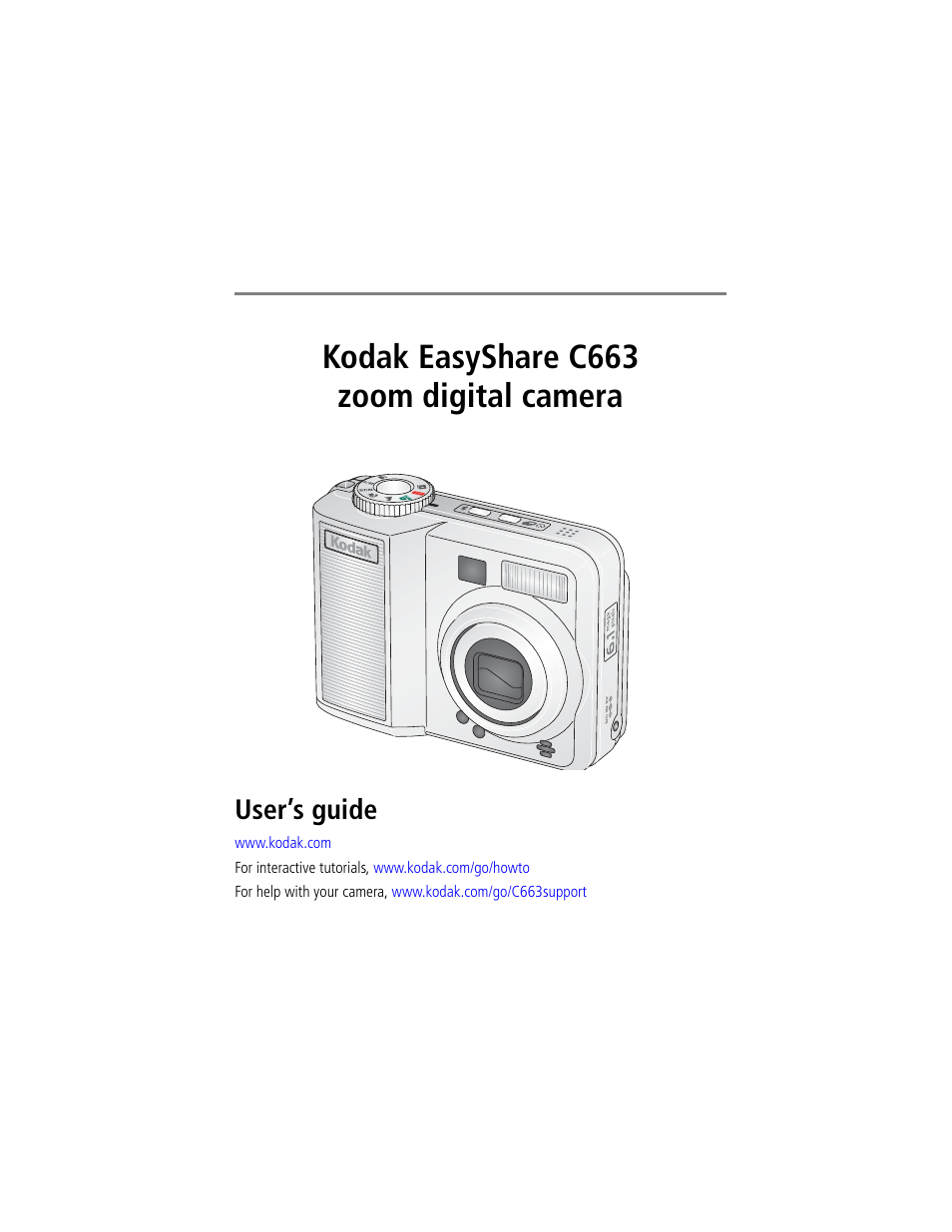 Kodak EasyShare C663 User Manual | 74 pages